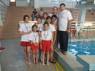 Csapatkép Balról Rombolotto Marina Ilyés Timi,Rombolotto Alfredo,Rombolotto Leonardo,Ilyés Flóra,Patkós Zsuzsa,Hajnal András,Gál Veroniak,Dunai Pál