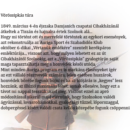 Vörössipkás túra